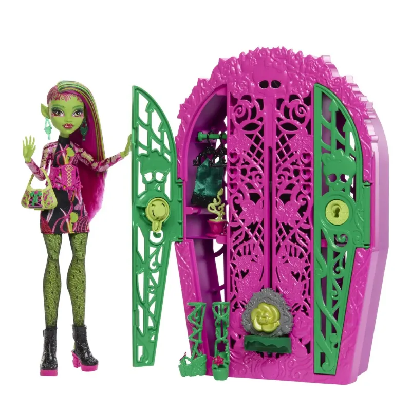 MONSTER HIGH GRADINA DE LA MIEZUL NOPTII PAPUSA VENUS MCFLYTRAP