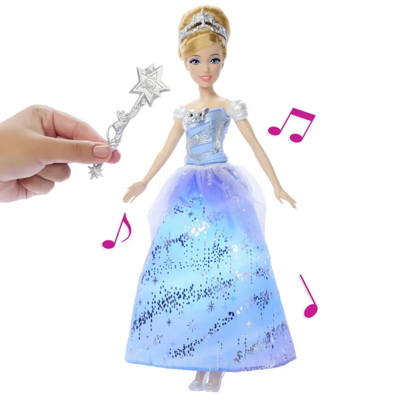 DISNEY PRINCESS PAPUSA CENUSAREASA INTERACTIVA CU ROCHIE LUMINOASA