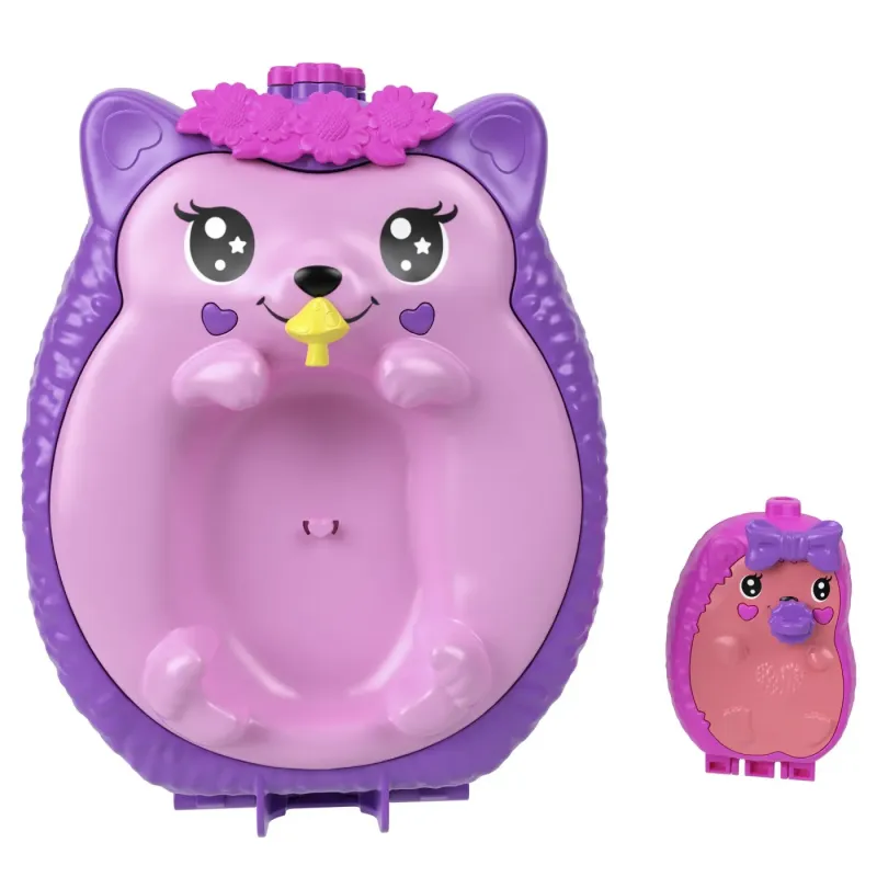 POLLY POCKET SET GENTUȚĂ ARICIUL MAMA ȘI PUIUL