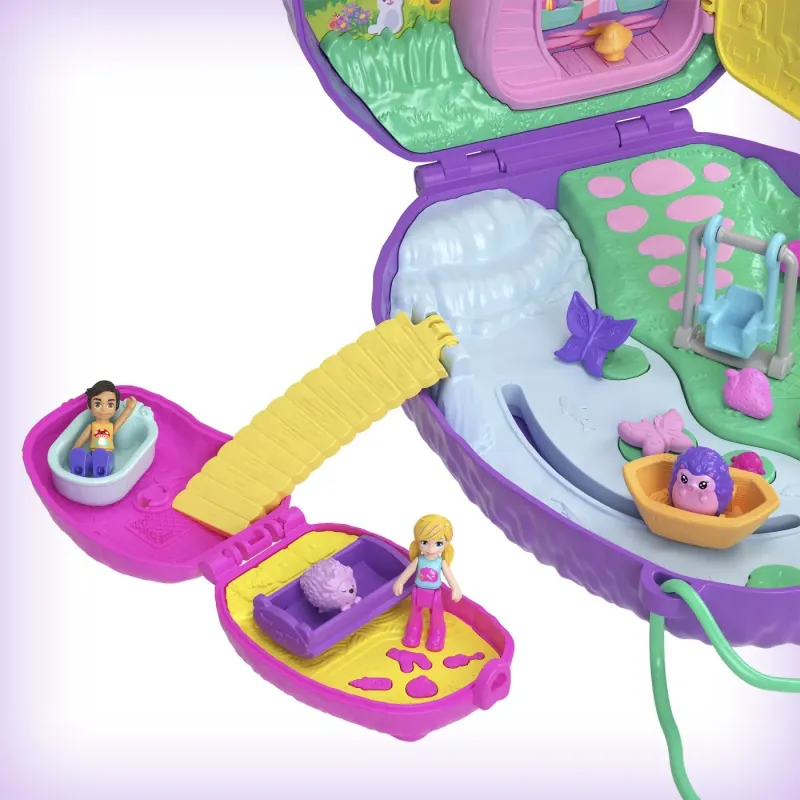 POLLY POCKET SET GENTUȚĂ ARICIUL MAMA ȘI PUIUL