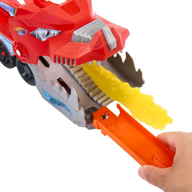 HOT WHEELS CITY TRANSPORTATOR SUPREM CU 2 DRAGONI