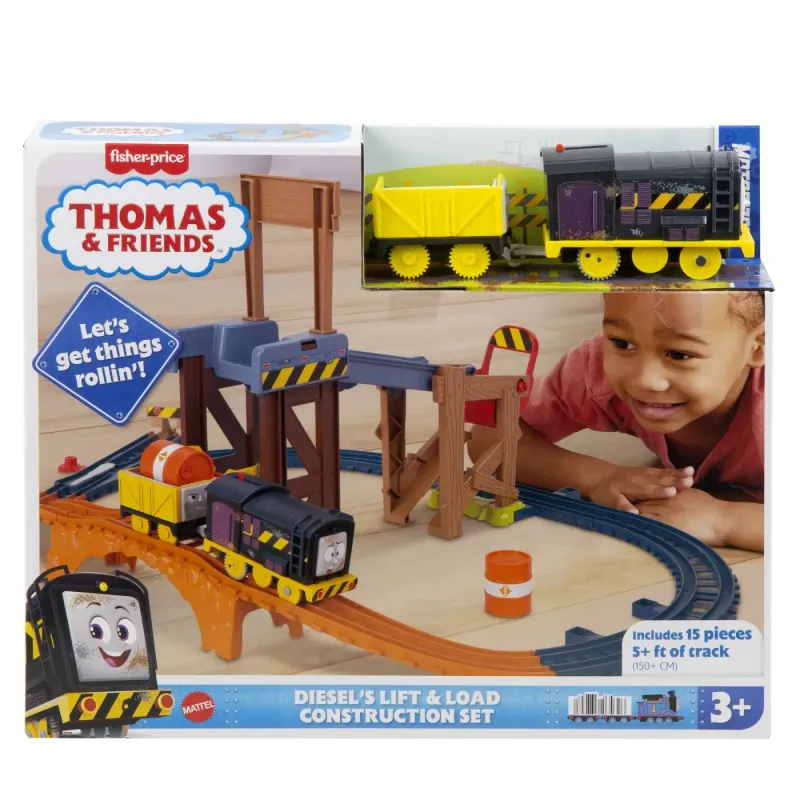 THOMAS SET DE CONSTRUCTIE RIDICA ȘI INCARCA MARFA CU DIESEL