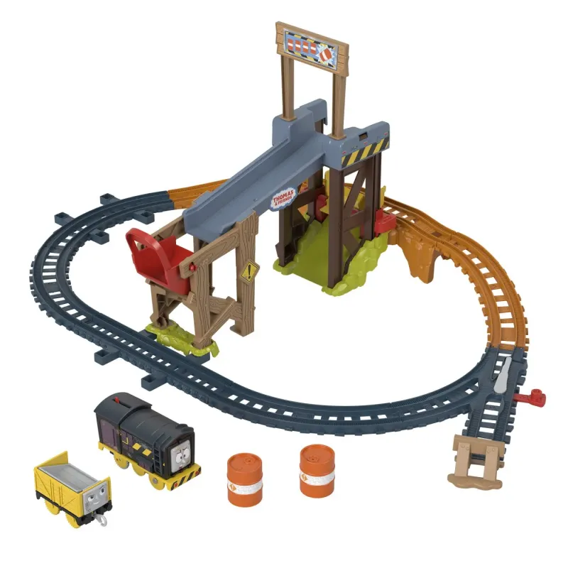 THOMAS SET DE CONSTRUCTIE RIDICA ȘI INCARCA MARFA CU DIESEL