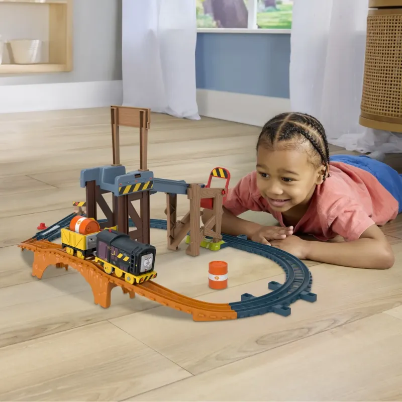 THOMAS SET DE CONSTRUCTIE RIDICA ȘI INCARCA MARFA CU DIESEL