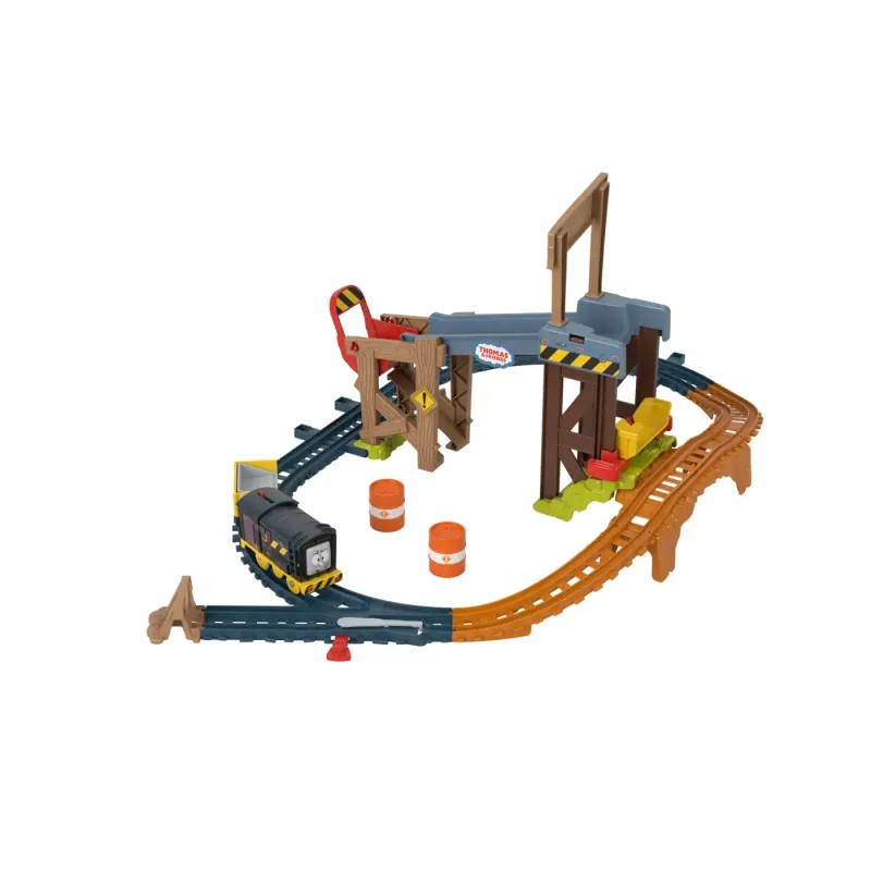 THOMAS SET DE CONSTRUCTIE RIDICA ȘI INCARCA MARFA CU DIESEL