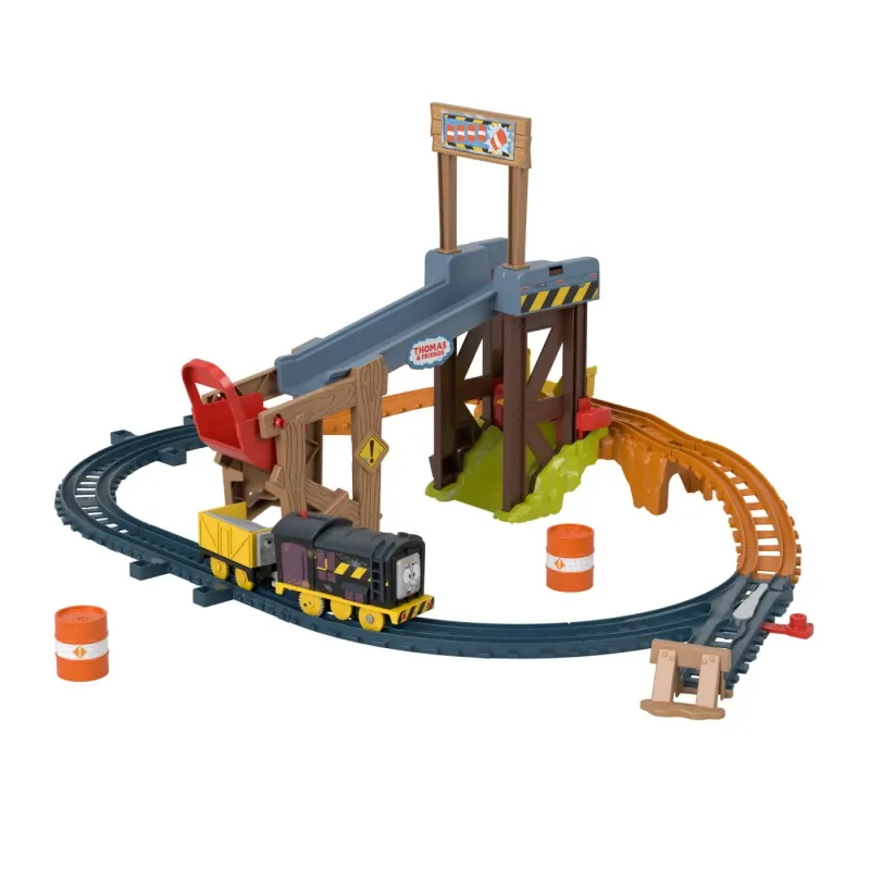 THOMAS SET DE CONSTRUCTIE RIDICA ȘI INCARCA MARFA CU DIESEL