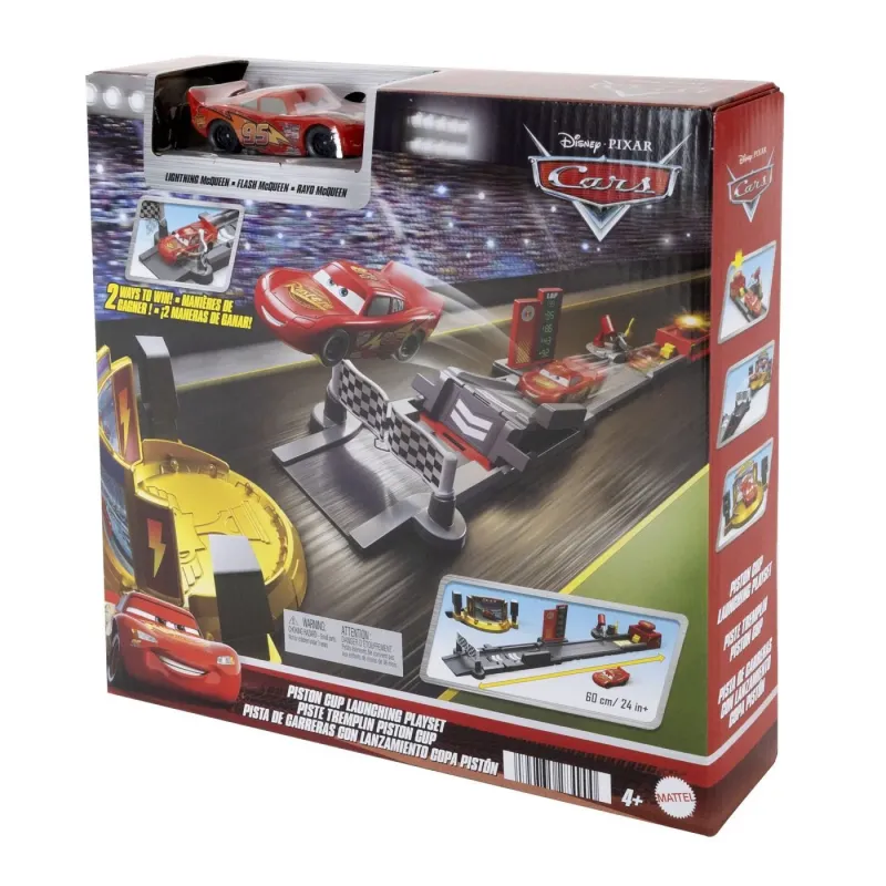 CARS SET DE JOACĂ PISTA DE LANSARE ȘI MAȘINUȚĂ FULGER MCQUEEN