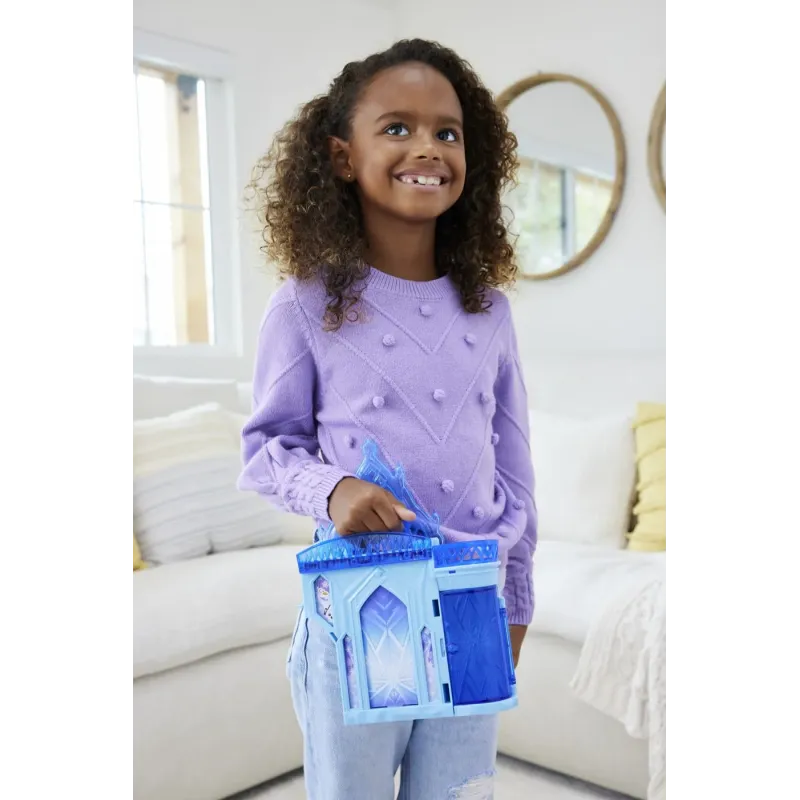 DISNEY FROZEN SET DE JOACĂ PAPUSA ELSA ȘI CASTELUL DE GHEATA CU ACCESORII