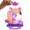 POLLY POCKET SET GENTUȚĂ ANIMALUT PONEI LA RODEO CU ACCESORII