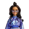 BARBIE DELUXE STYLE PAPUSA BARBIE ROCHIE ALBASTRU METALIZAT