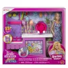BARBIE MYSTERIES DETECTIVI PE PLAJA SET CABINA DE JOCURI ȘI PAPUSA BARBIE MALIBU CU ACCESORII
