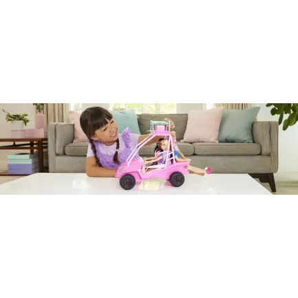 BARBIE MYSTERIES DETECTIVI PE PLAJA MAȘINUȚĂ BUGGY ȘI ACCESORII