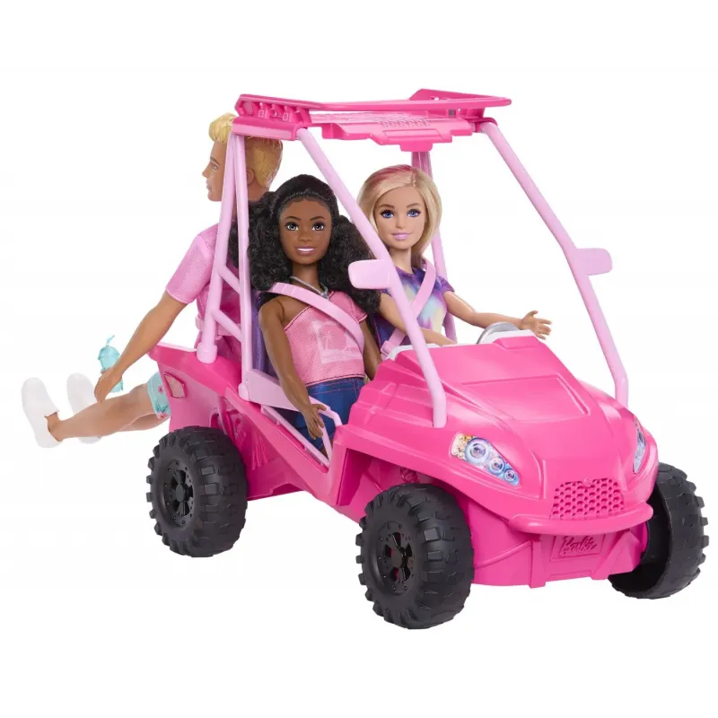 BARBIE MYSTERIES DETECTIVI PE PLAJA MAȘINUȚĂ BUGGY ȘI ACCESORII
