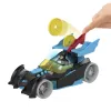 FISHER PRICE IMAGINEXT DC SUPER FRIENDS VEHICUL CU FIGURINĂ BATMAN CU COSTUM GRI