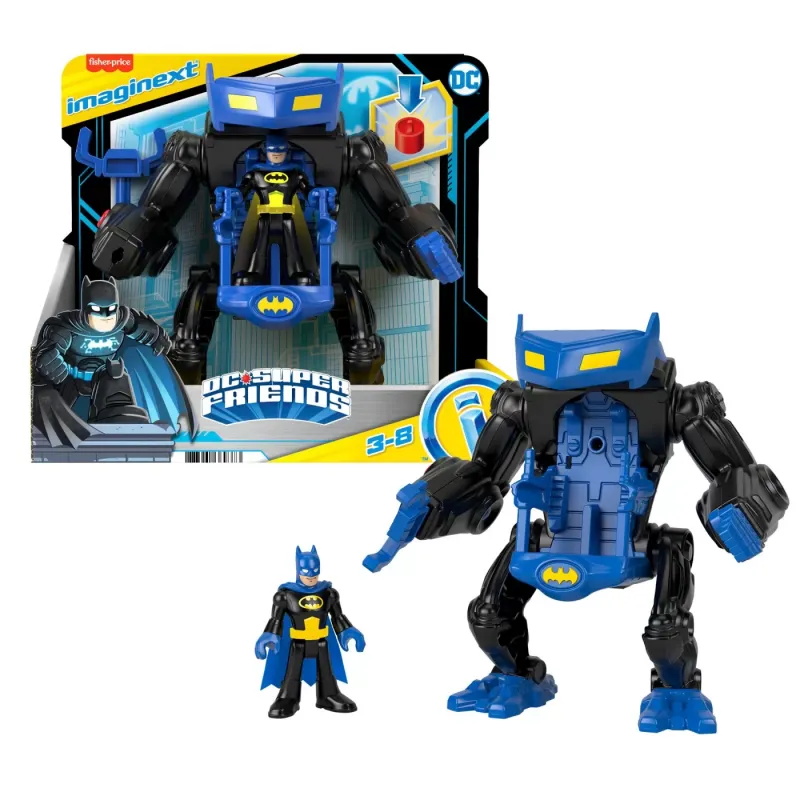 FISHER PRICE IMAGINEXT DC SUPER FRIENDS VEHICUL CU FIGURINĂ BATMAN