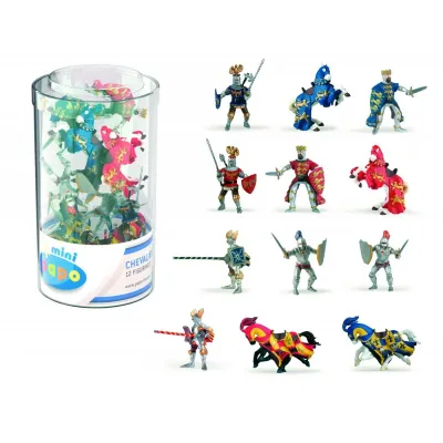 PAPO FIGURINĂ SET MINI CAVALERI 12 PIESE
