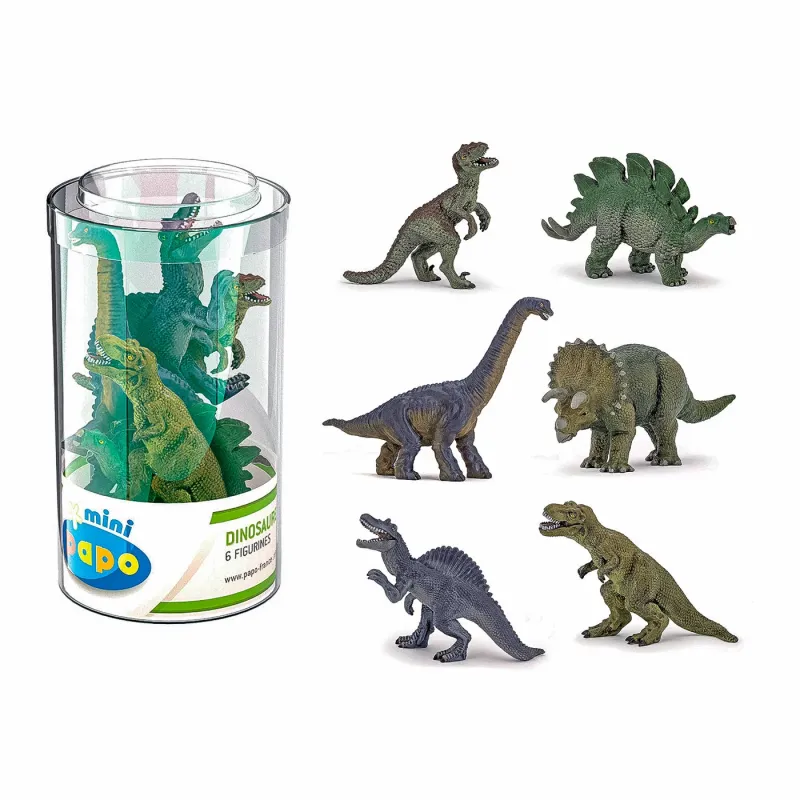 PAPO FIGURINĂ SET 6 MINI FIGURINE DINOZAURI