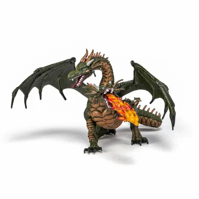 PAPO FIGURINĂ DRAGON CU 2 CAPETE