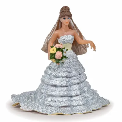 PAPO FIGURINĂ MIREASA CU ROCHIE DIN DANTELA
