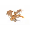 PAPO FIGURINĂ DRAGON CU DOUA CAPETE AURIU