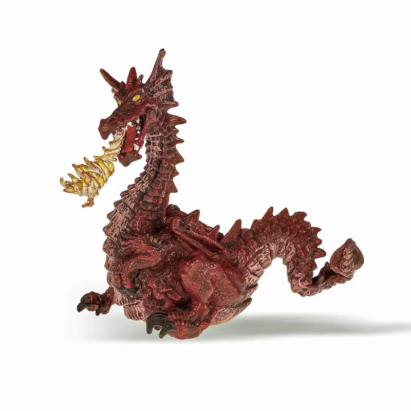 PAPO FIGURINĂ DRAGON ROSU CU FLACARA
