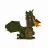 PAPO FIGURINĂ DRAGON VERDE INARIPAT CU FLACARA