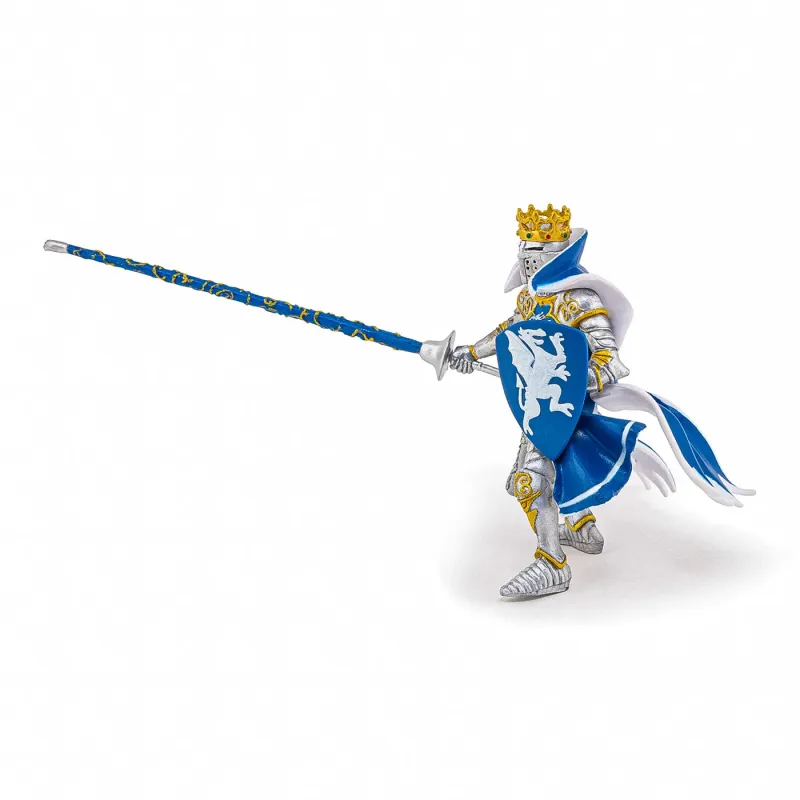 PAPO FIGURINĂ REGE CU BLAZON DRAGON albastru