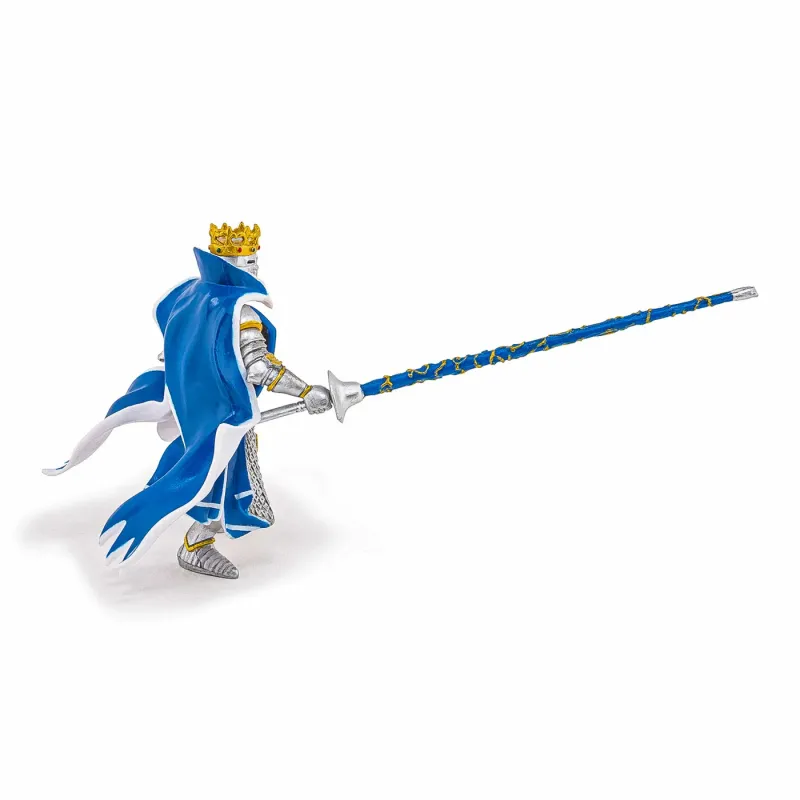 PAPO FIGURINĂ REGE CU BLAZON DRAGON albastru