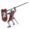 PAPO FIGURINĂ CAVALER CU SULITA ȘI SCUT ROSU