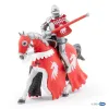 PAPO FIGURINĂ CAVALER CU SULITA ȘI SCUT ROSU