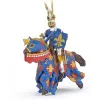 PAPO FIGURINĂ CAVALER CRIN ALBASTRU