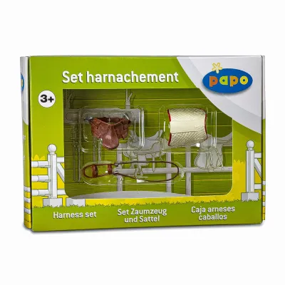 PAPO FIGURINĂ SET HARNASAMENT PENTRU CALARIE