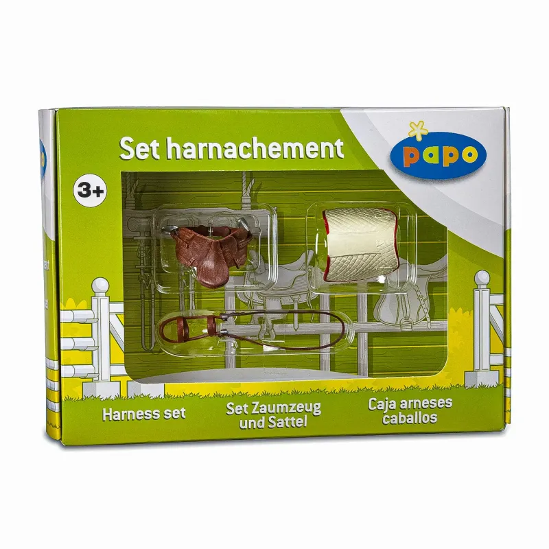 PAPO FIGURINĂ SET HARNASAMENT PENTRU CALARIE