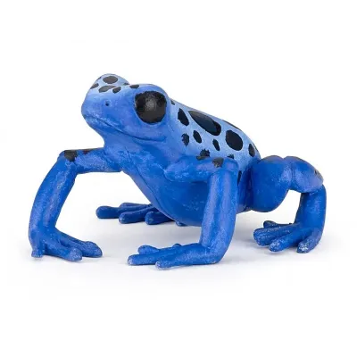 PAPO FIGURINĂ BROSCUTA OTRAVITOARE ALBASTRA
