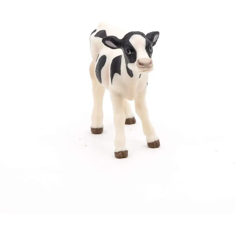 PAPO FIGURINĂ VITEL ALB CU NEGRU
