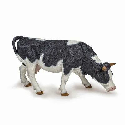 PAPO FIGURINĂ VACA ALB CU NEGRU
