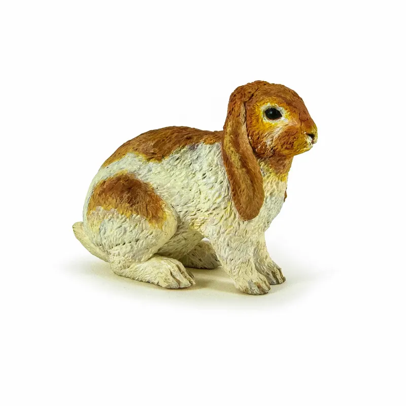 PAPO FIGURINĂ IEPURE CU URECHI LASATE