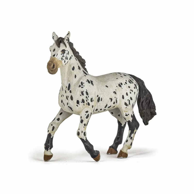 PAPO FIGURINĂ IAPA APPALOOSA NEAGRA