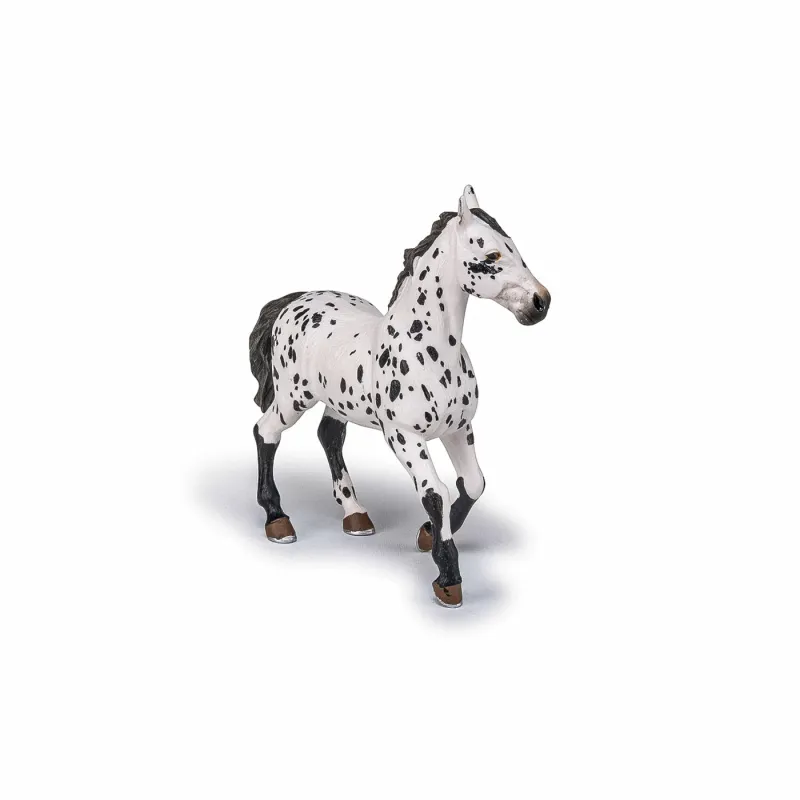 PAPO FIGURINĂ IAPA APPALOOSA NEAGRA