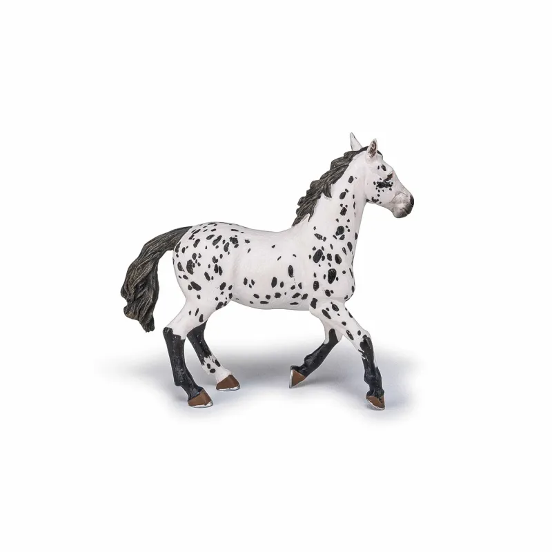 PAPO FIGURINĂ IAPA APPALOOSA NEAGRA