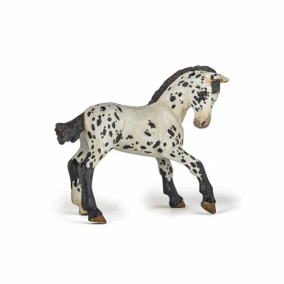PAPO FIGURINĂ MANZ APPALOOSA NEGRU
