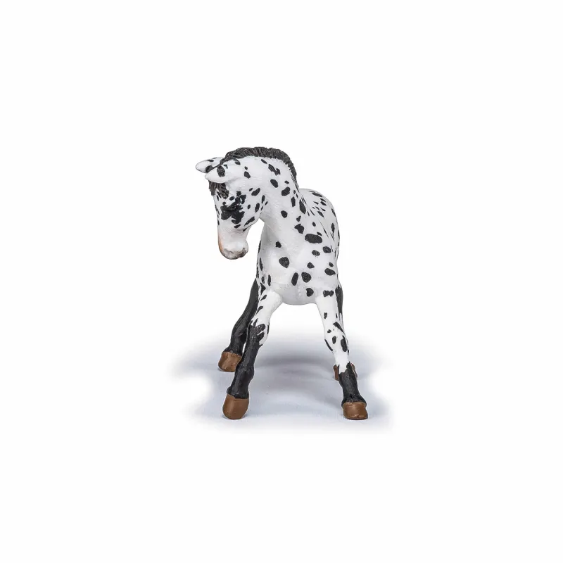 PAPO FIGURINĂ MANZ APPALOOSA NEGRU