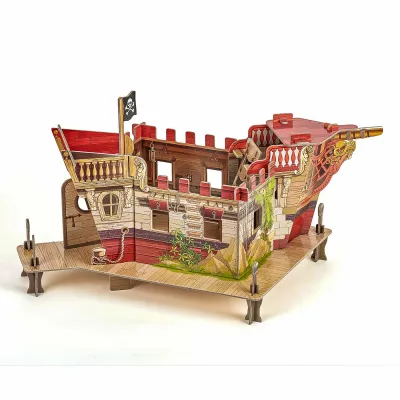 PAPO FIGURINĂ PUZZLE 3D CORABIE PIRATI