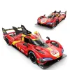 MAȘINĂ CU TELECOMANDĂ FERRARI 499P SCARA 1 LA 14