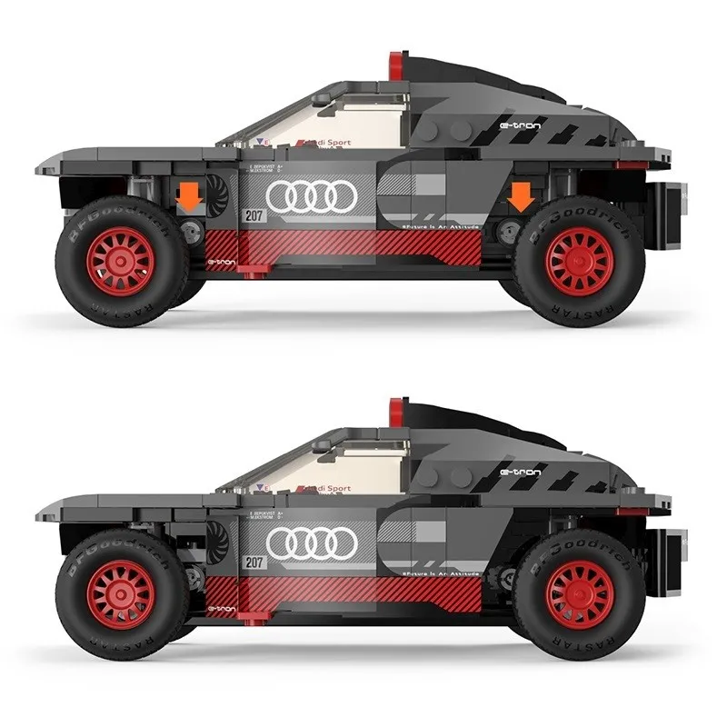 MAȘINUȚĂ CONSTRUIBILA AUDI RS Q E TRON SCARA 1 LA 30