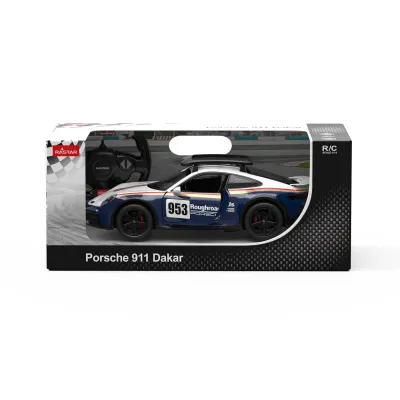MAȘINĂ CU TELECOMANDĂ PORSCHE 911 DAKAR SCARA 1 LA 14