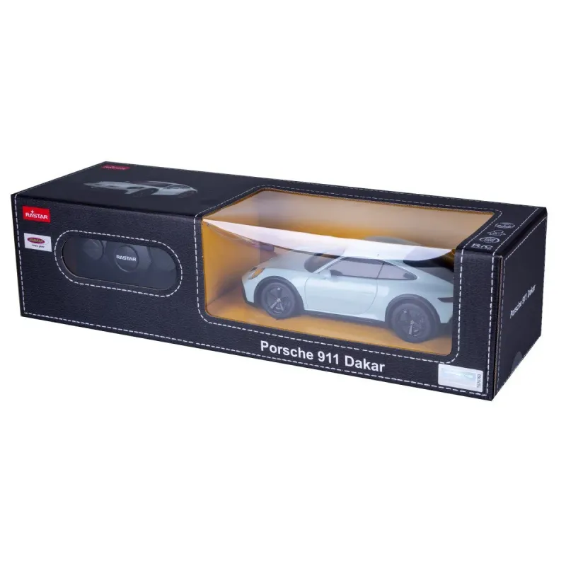 MAȘINĂ CU TELECOMANDĂ PORSCHE 911 DAKAR CU SCARA 1 LA 24