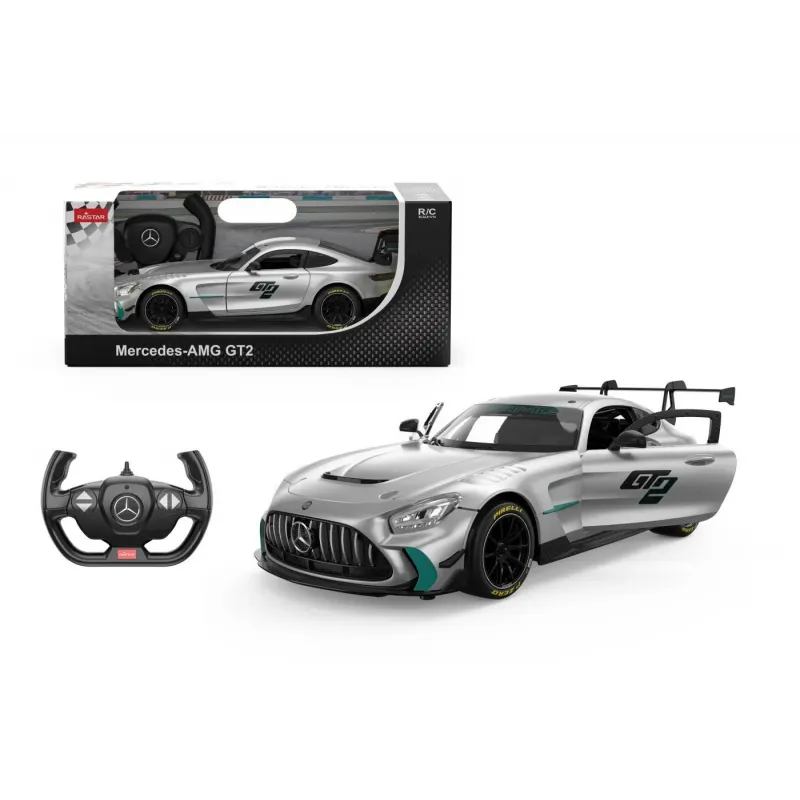 MAȘINĂ CU TELECOMANDĂ MERCEDES AMG GT2 SCARA 1 LA 14