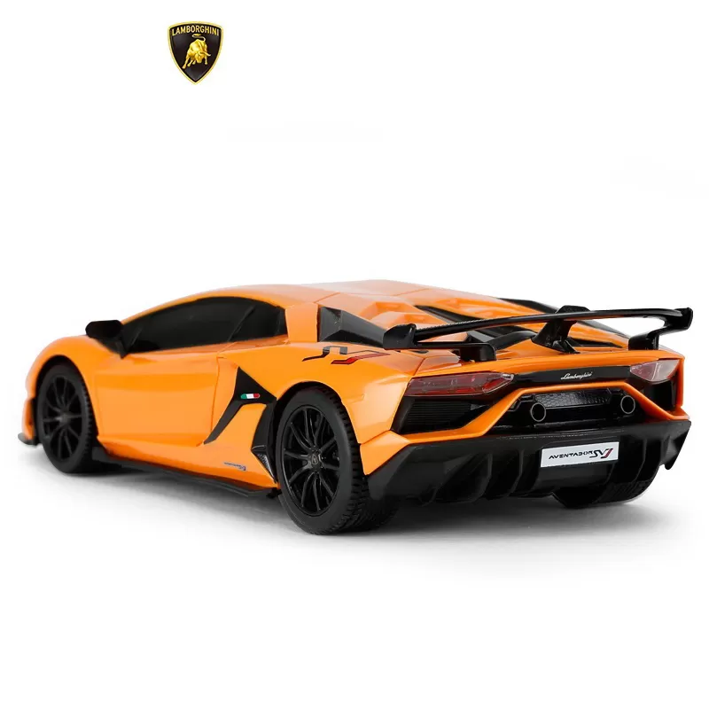 MAȘINĂ CU TELECOMANDĂ LAMBORGHINI PORTOCALIU CU SCARA 1 LA 24
