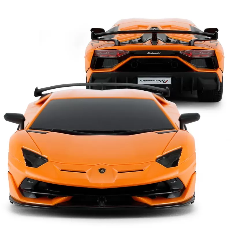MAȘINĂ CU TELECOMANDĂ LAMBORGHINI PORTOCALIU CU SCARA 1 LA 24